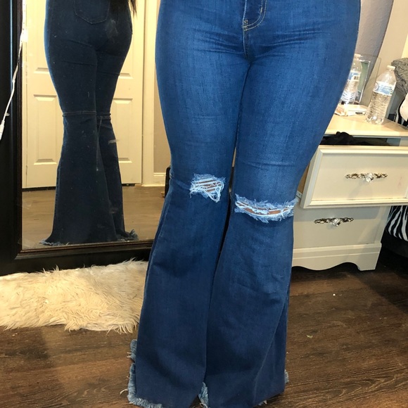 Denim flare jeans - Picture 3 of 8